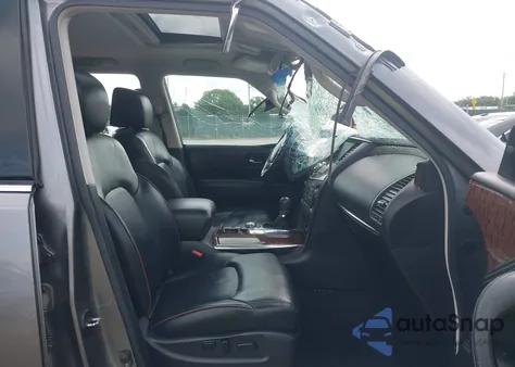 2017 Nissan Armada Platinum from USA, damaged, VIN JN8AY2NEXH9704232